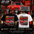 1978 Dodge Lil Red Express T-shirt black and white mockup