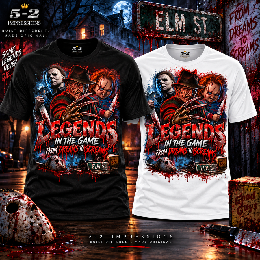 Legends in the Game – From Dreams to Screams T-Shirt
